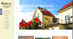Desktop Screenshot of koral-sarbinowo.pl